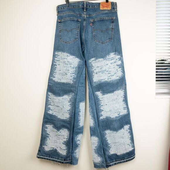 Custom wide leg baggy flared jeans - Picture 2 of 8